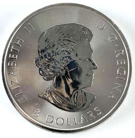2016 Canada $8 White Falcon with Maple Leaf Privy 1.5 oz .999 Fine Silver Coin