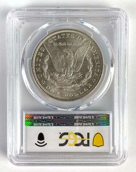 PCGS Graded 1886 US $1 Morgan Silver Dollar MS64