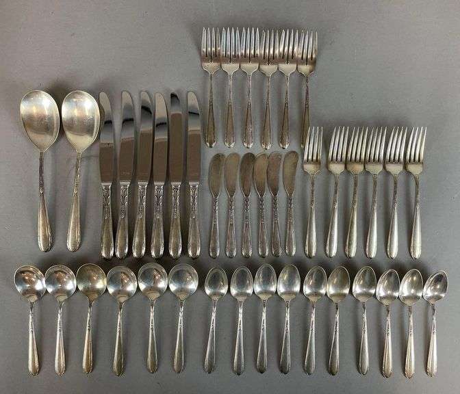 Group of Heirloom Sterling Silver Flatware - Matthew Bullock Auctioneers