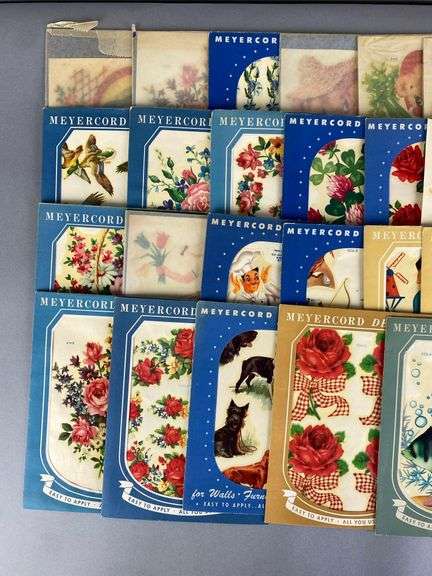Group of Vintage Meyercord Decals
