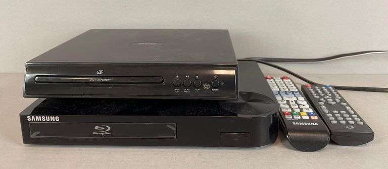 Group of 2 DVD Players with Remotes