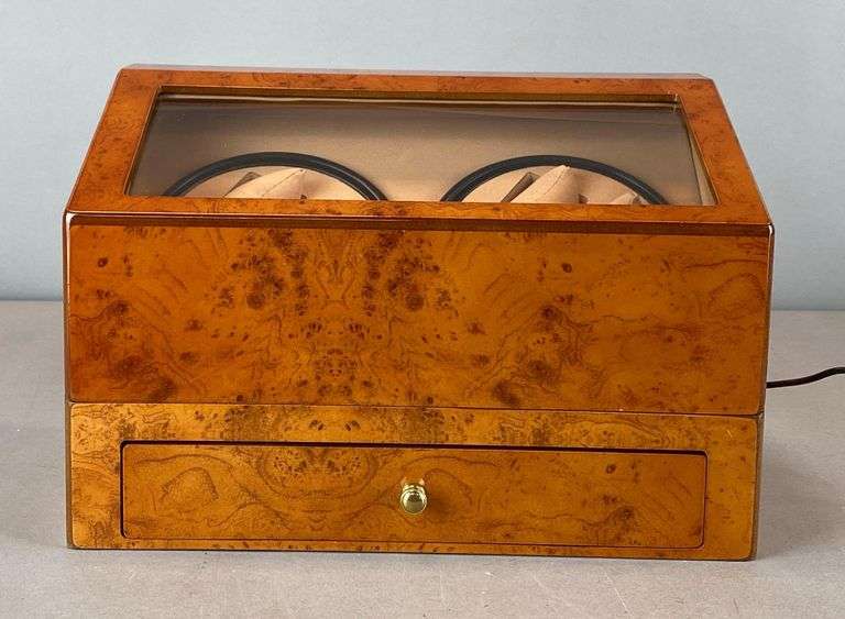 Wood and Veneer Automatic Multi-Watch Winder