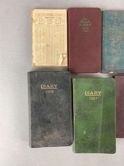 Group of 9 1950s - 1960s Dairies