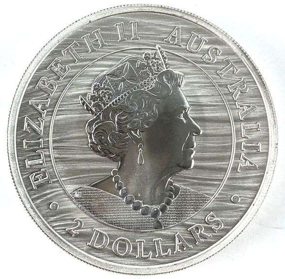 2022 Australia $2 Australian Wildlife 2 oz .999 Silver Coin