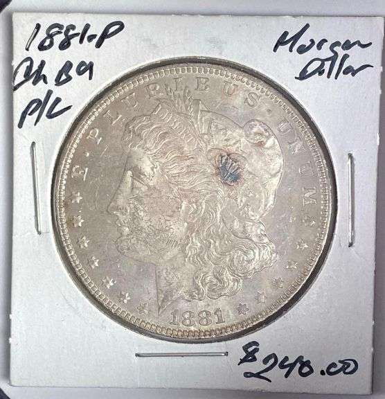 1881 US $1 Morgan Silver Dollar