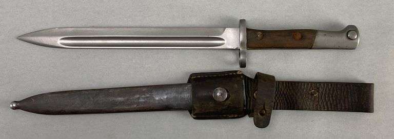 Yugoslavian M1924 Mauser Bayonet with Scabbard