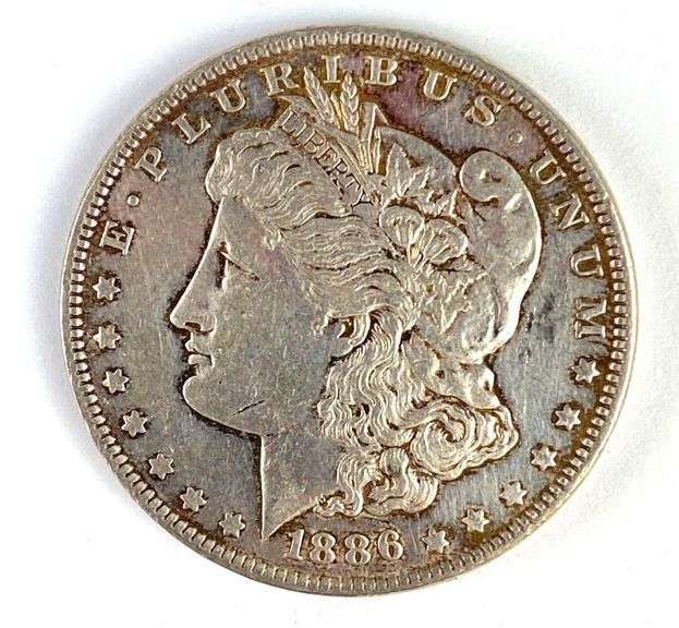 1886 US $1 Morgan Silver Dollar