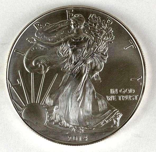 2014 US Mint American Silver Eagle 1 oz .999 Fine Silver