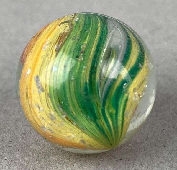Antique German Glass Onion Marble