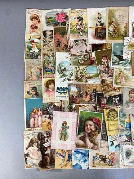 Group of Antique Trade Advertising Cards