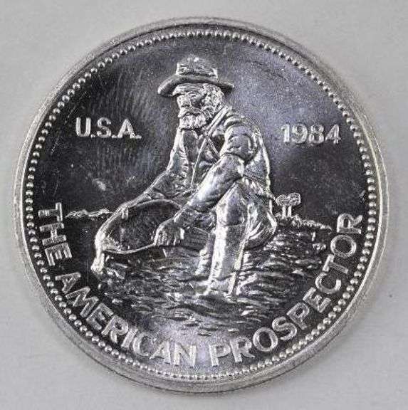 1984 Engelhard Prospector 1oz. .999 Fine Silver