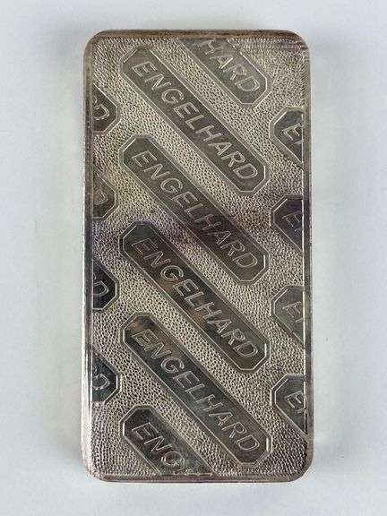 Engelhard 10 oz .999 Fine Silver Ingot/ Bar