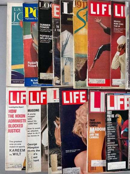 Group of Life Magazines and More