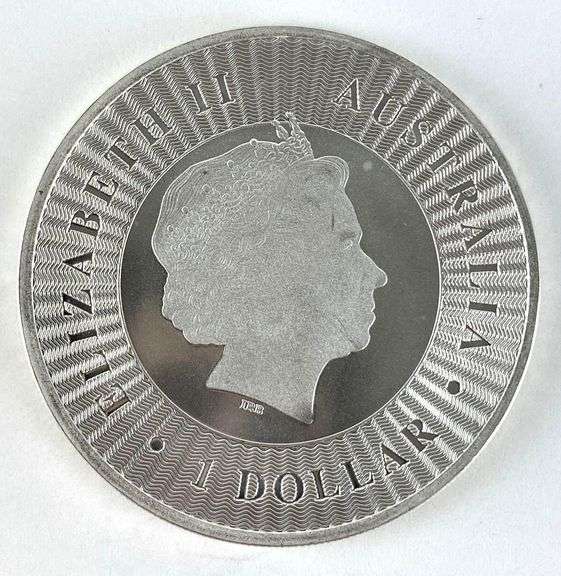2017 Australia $1 Australian Kangaroo 1 oz .999 Fine Silver Coin