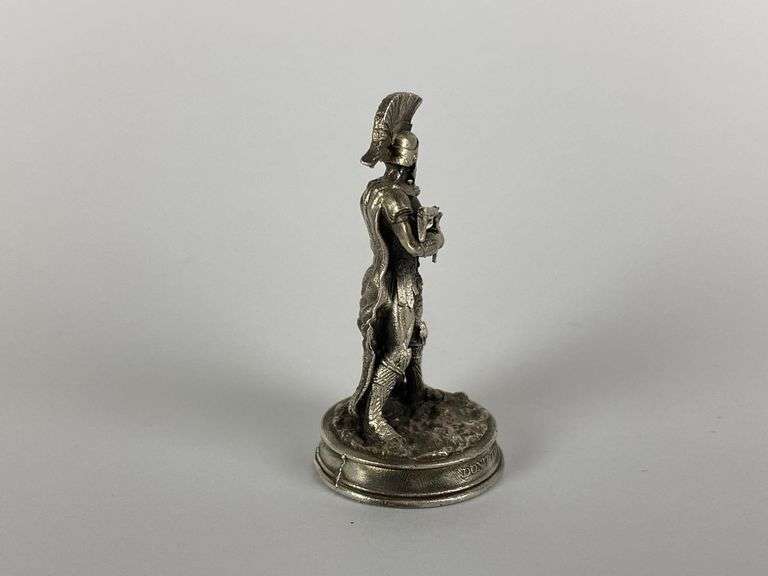 Gold Spartan Dont Tread On Me - Spartan #2 .9 oz .999 Silver Figure
