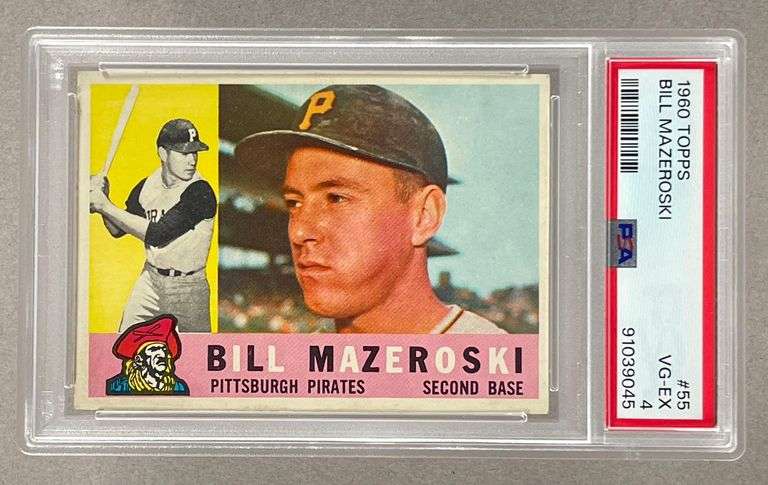 1960 Topps Bill Mazeroski #55 PSA 4