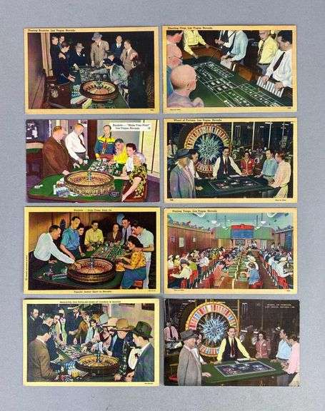 Postcards - 8 Las Vegas Gambling