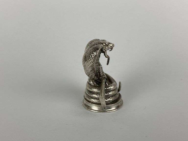 Gold Spartan Dont Tread On Me - Cobra #4 1 oz .999 Silver Figure