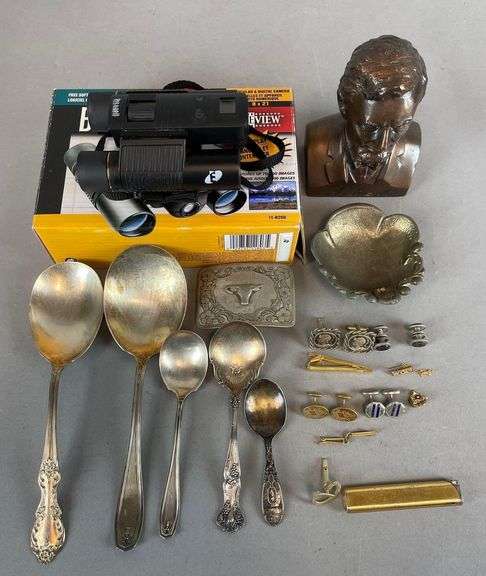 Group of Silver Plated Items and More - Matthew Bullock Auctioneers