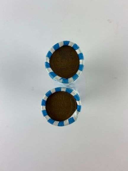 2 Rolls of US Lincoln Wheat Cents