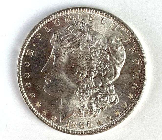 1886 US $1 Morgan Silver Dollar