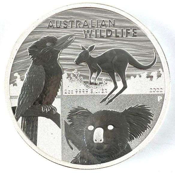 2022 Australia $2 Australian Wildlife 2 oz .999 Silver Coin