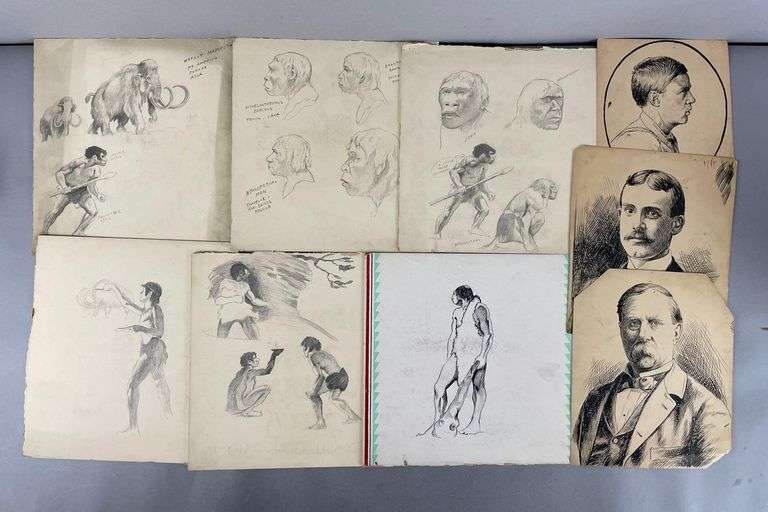 Group of Vintage Drawings