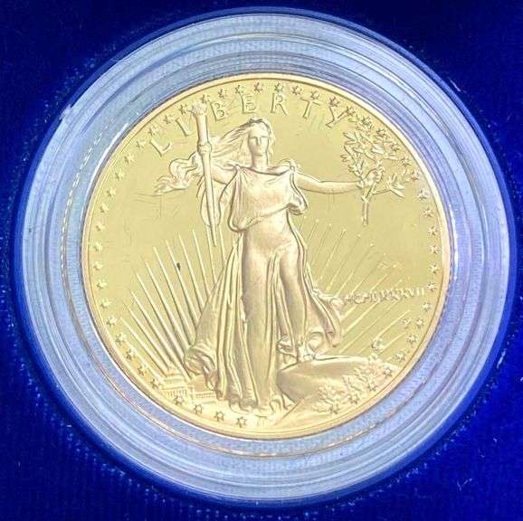 1987 US Mint $25 American Gold Eagle 1/2 oz Gold Proof Coin