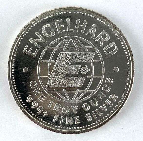 1984 Engelhard The American Prospector 1 oz .999 Fine Silver Round