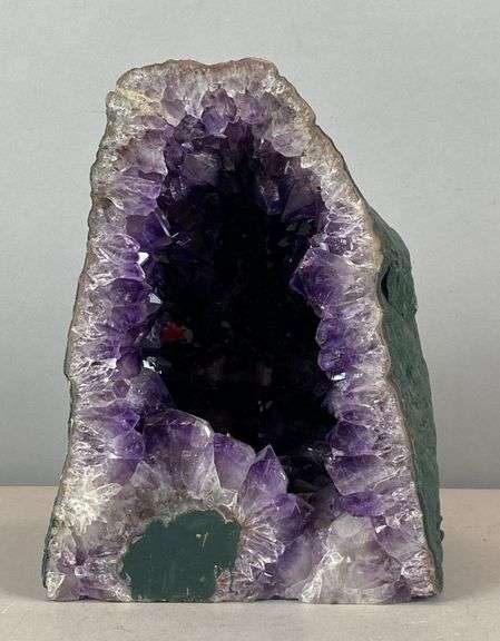 Natural Purple Amethyst Cathedral Geode