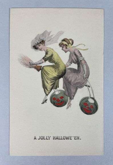 Jolly Halloween Postcard