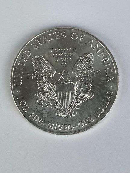 2020 1 Oz .999 Fine Silver Eagle $1 Coin