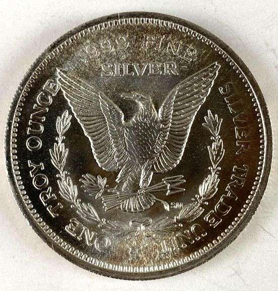 1986 Sunshine Minting Morgan 1 oz .999 Fine Silver Round