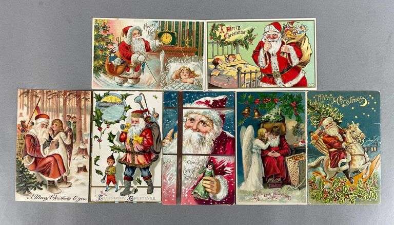 Postcards - 7 Santa