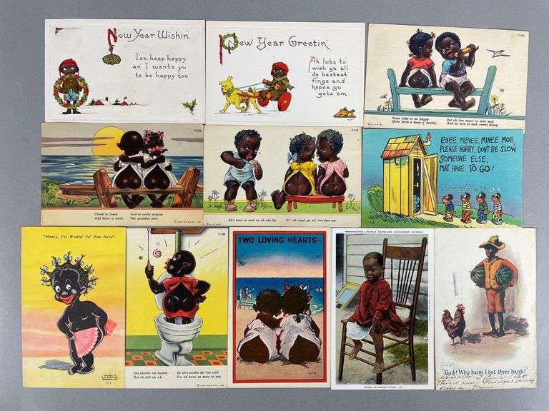 Postcards - 15 Black Americana