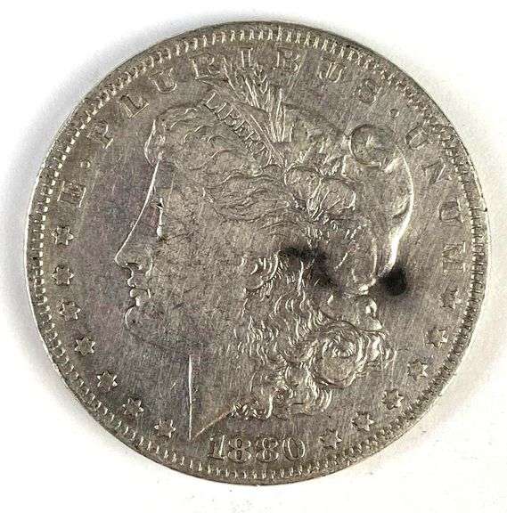 1880 US $1 Morgan Silver Dollar