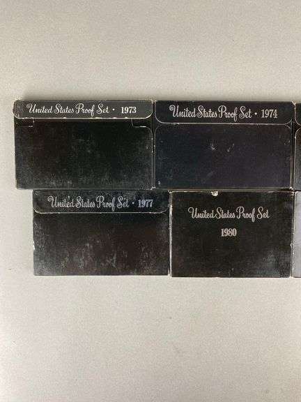 Group of 8 US Mint Coin Proof Sets