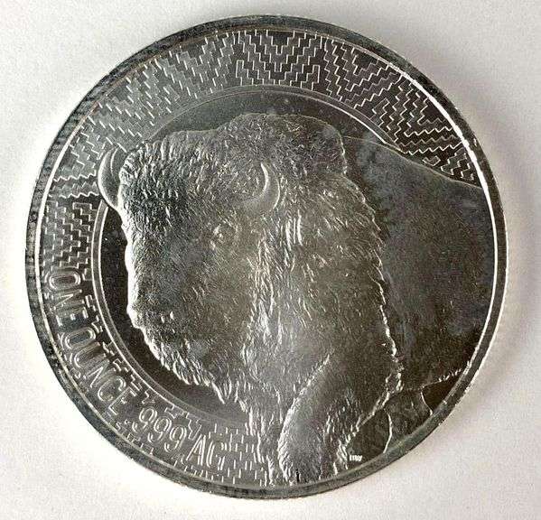 Bullion Works Buffalo Warrior 1 oz .999 Silver Round