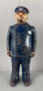 Antique Arcade Policeman Cast Iron Bank