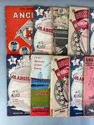 Group of Vintage Los Angeles Angels Programs and Scorebooks
