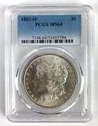PCGS Graded 1883-O US $1 Morgan Silver Dollar MS64