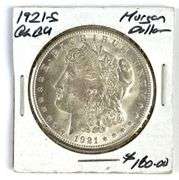 1921-S US $1 Morgan Silver Dollar