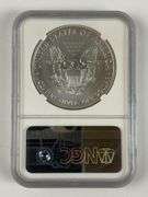 NGC Graded 2020 W US $1 Silver Eagle Silver Dollar MS70