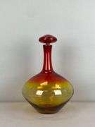 Blenko Style Amberina Glass Decanter
