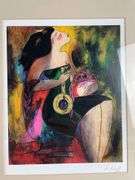 Group of 2 Linda La Kinff Signed Art Prints