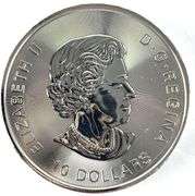 2019 Canada $10 Orca with Maple Leaf Privy 2 oz .999 Silver Coin