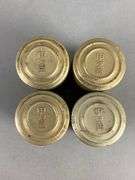 Group of 4 WW2 Japanese Medical Inhalant Aluminum Canisters