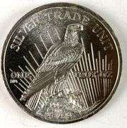 1986 Sunshine Minting Peace Silver Dollar 1 oz .999 Fine Silver Round