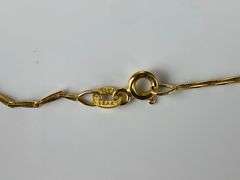 18K Italian Gold Chow Sang Sang Walt Disney Pendant Necklace