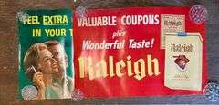 Group of Cigarette Advertising Posters
